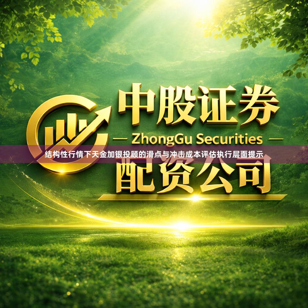 结构性行情下天金加银投顾的滑点与冲击成本评估执行层面提示