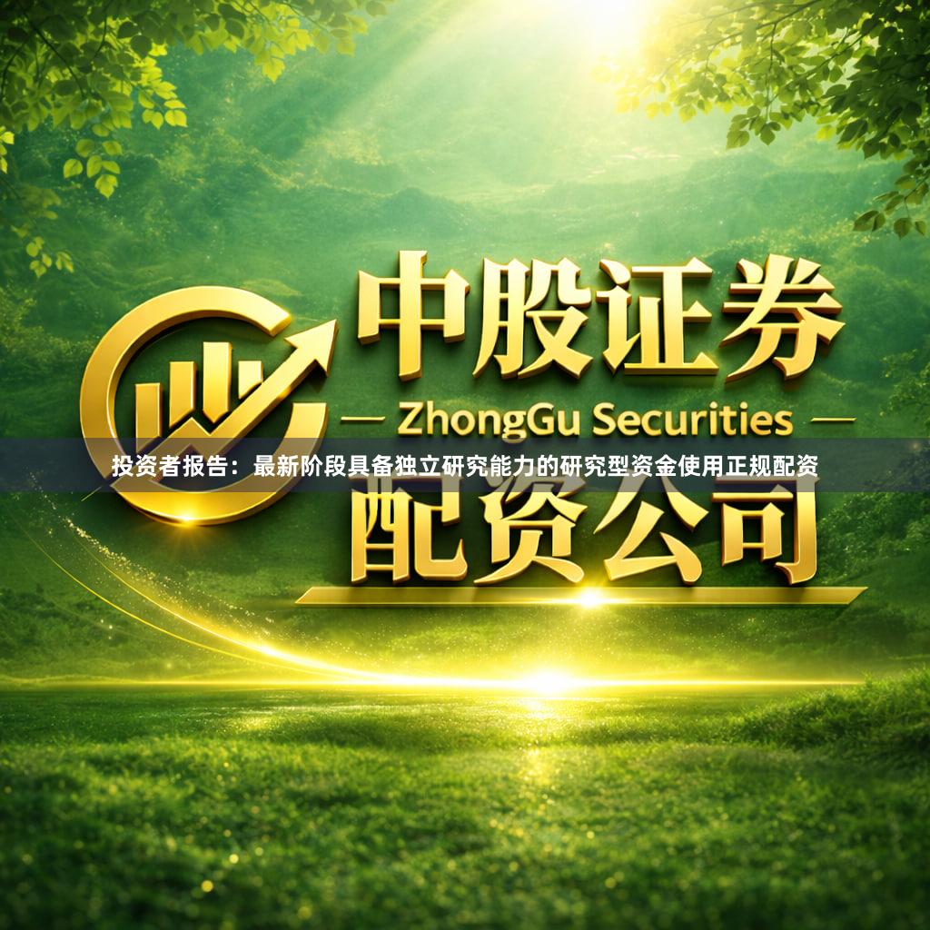 投资者报告：最新阶段具备独立研究能力的研究型资金使用正规配资