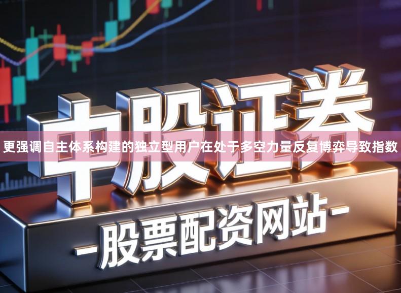 更强调自主体系构建的独立型用户在处于多空力量反复博弈导致指数