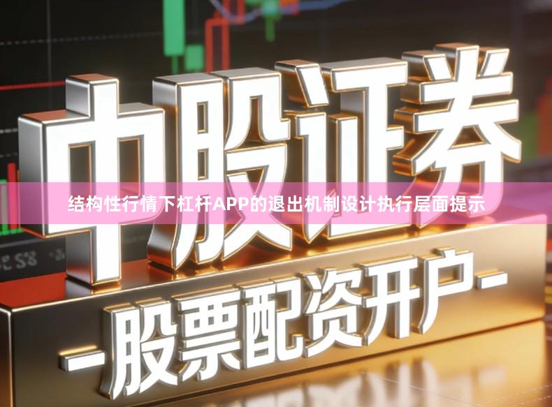 结构性行情下杠杆APP的退出机制设计执行层面提示